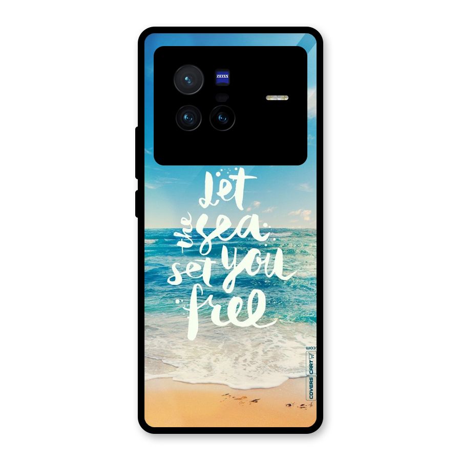 Free Sea Glass Back Case for Vivo X80