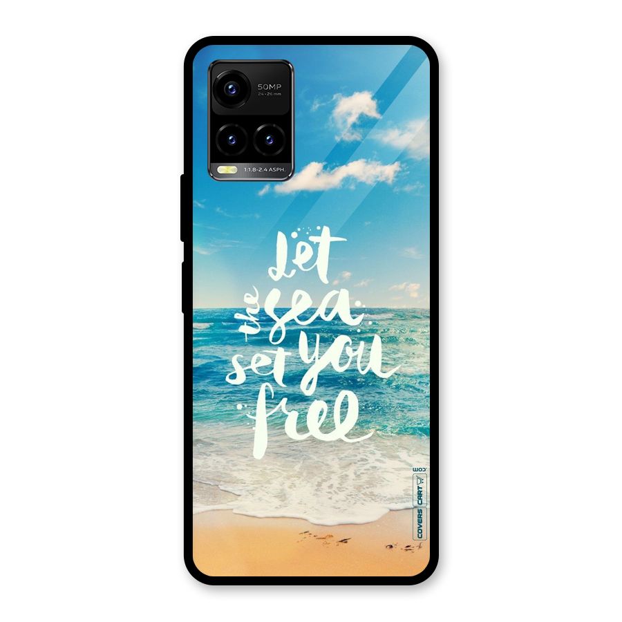 Free Sea Glass Back Case for Vivo Y21T