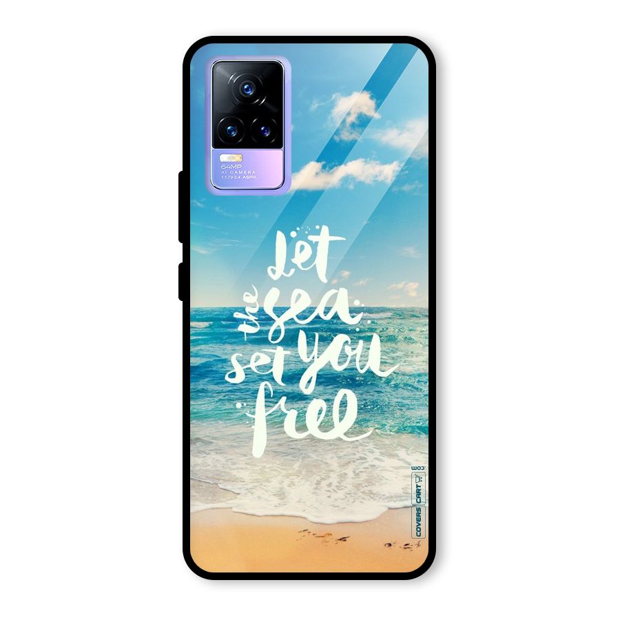 Free Sea Glass Back Case for Vivo Y73