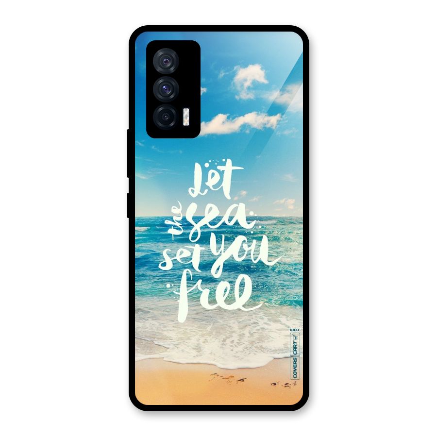 Free Sea Glass Back Case for Vivo iQOO 7 5G