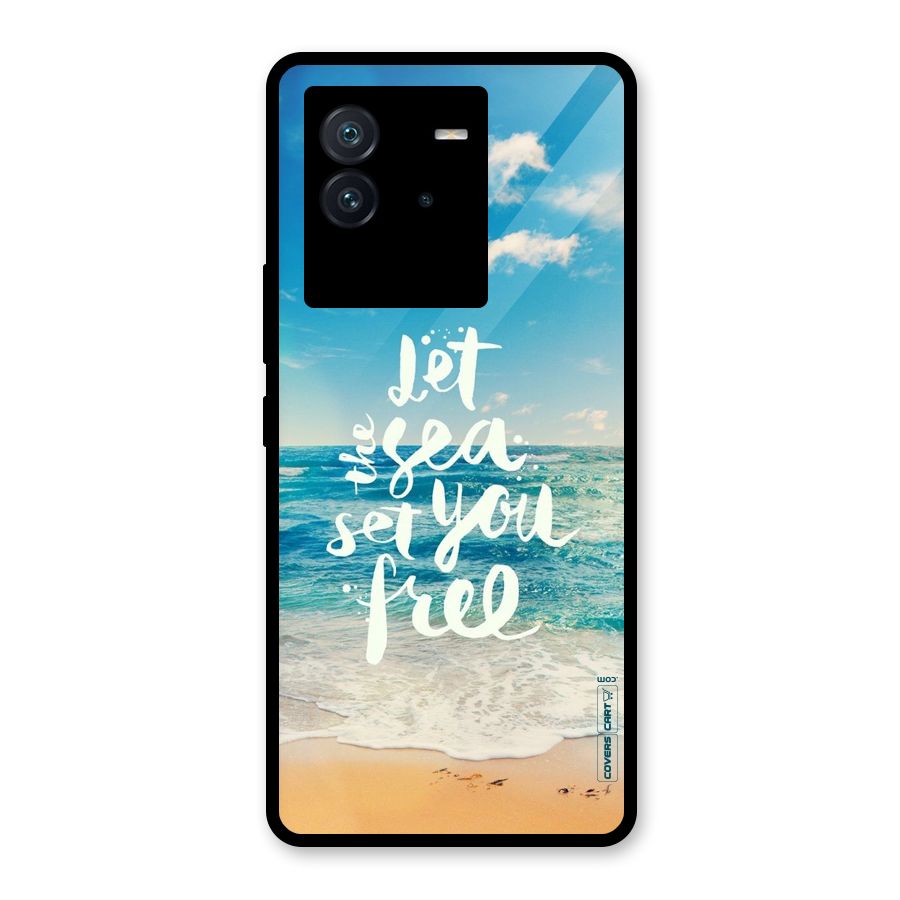 Free Sea Glass Back Case for Vivo iQOO Neo 6 5G