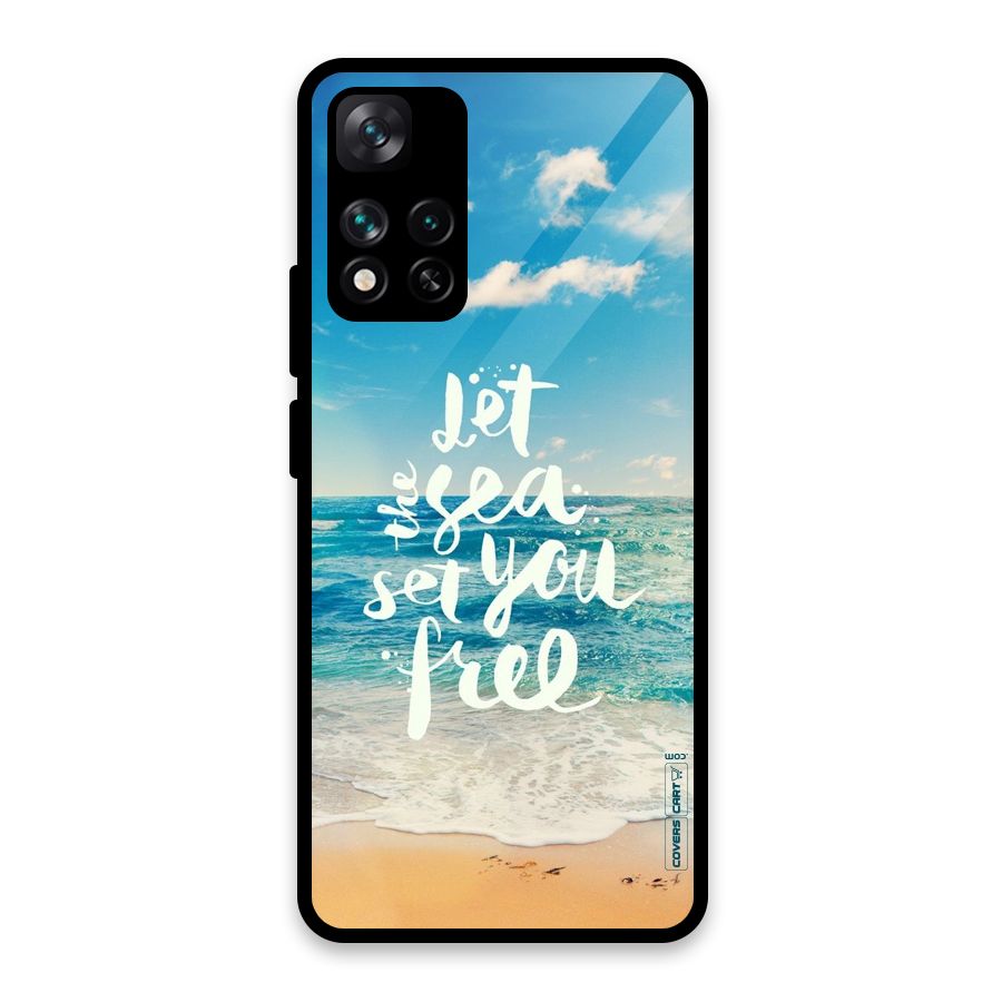 Free Sea Glass Back Case for Xiaomi 11i HyperCharge 5G