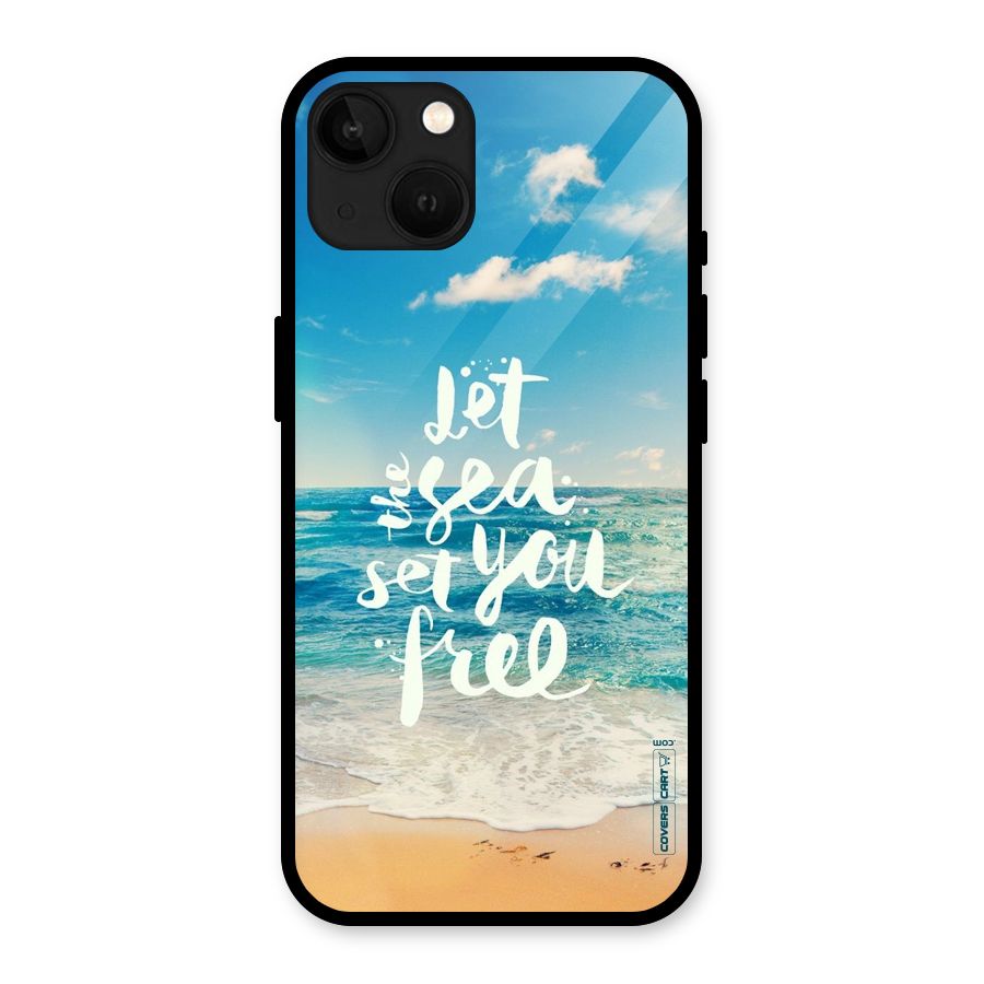 Free Sea Glass Back Case for iPhone 13