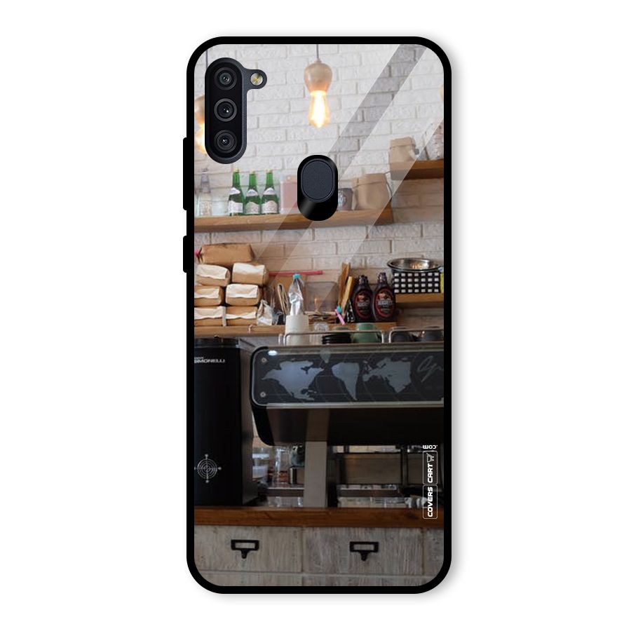Fresh Brews Glass Back Case for Galaxy M11