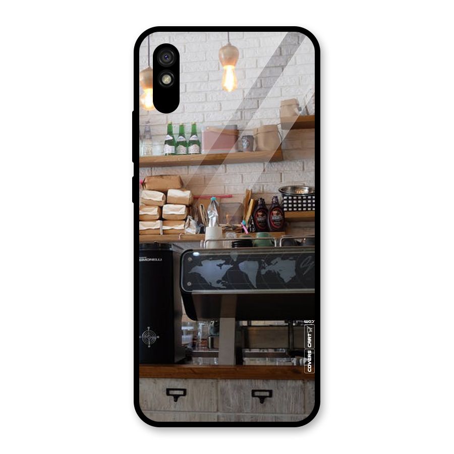 Fresh Brews Glass Back Case for Redmi 9A