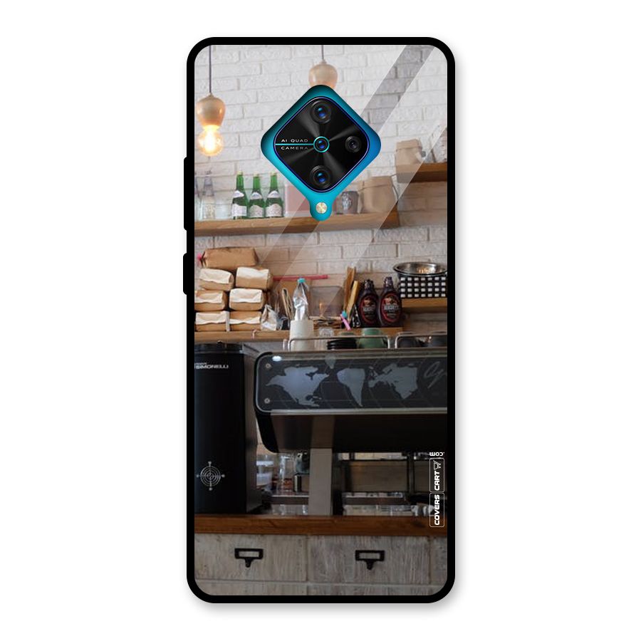 Fresh Brews Glass Back Case for Vivo S1 Pro