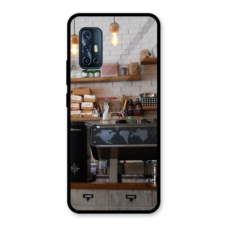 Fresh Brews Glass Back Case for Vivo V17
