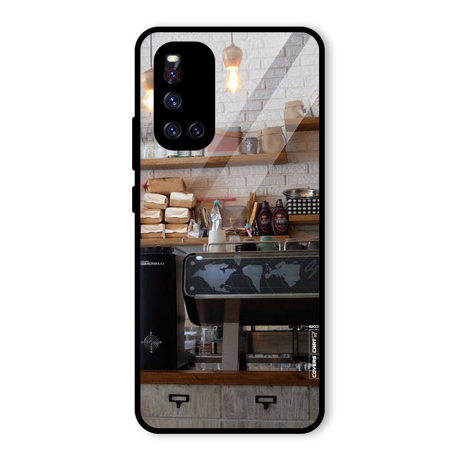 Fresh Brews Glass Back Case for Vivo V19