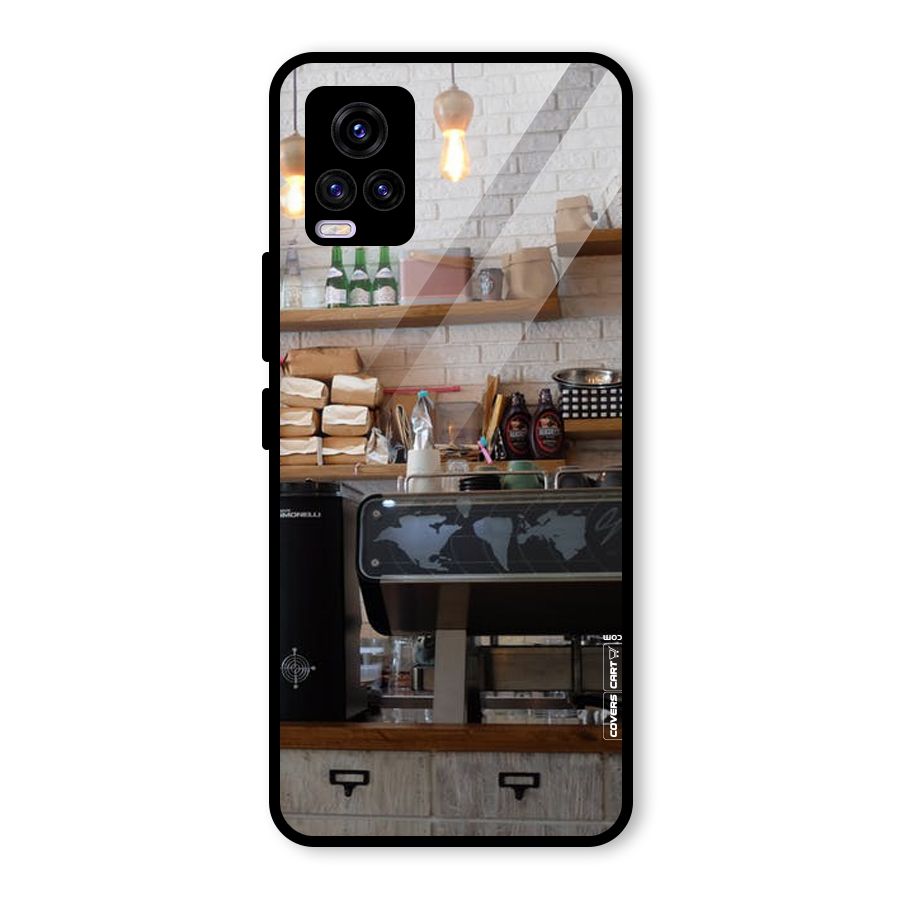 Fresh Brews Glass Back Case for Vivo V20