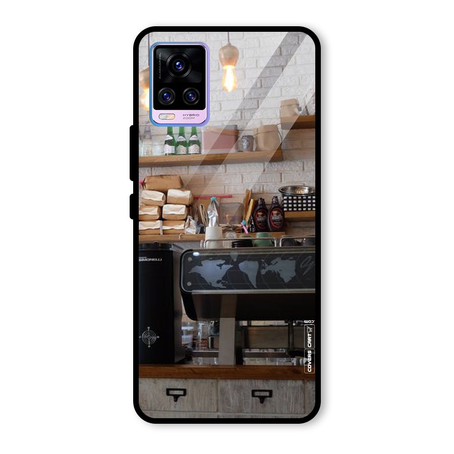 Fresh Brews Glass Back Case for Vivo V20 Pro