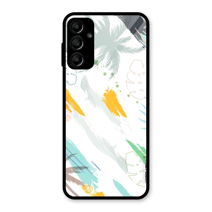 Fresh Colors Splash Glass Back Case for Galaxy A14 5G