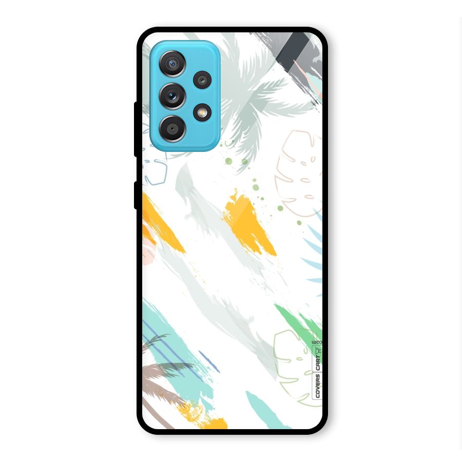 Fresh Colors Splash Glass Back Case for Galaxy A52
