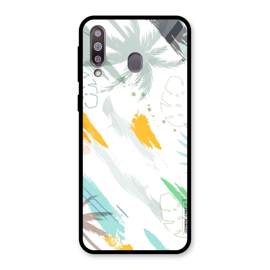 Fresh Colors Splash Glass Back Case for Galaxy M30