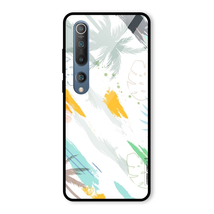 Fresh Colors Splash Glass Back Case for Mi 10