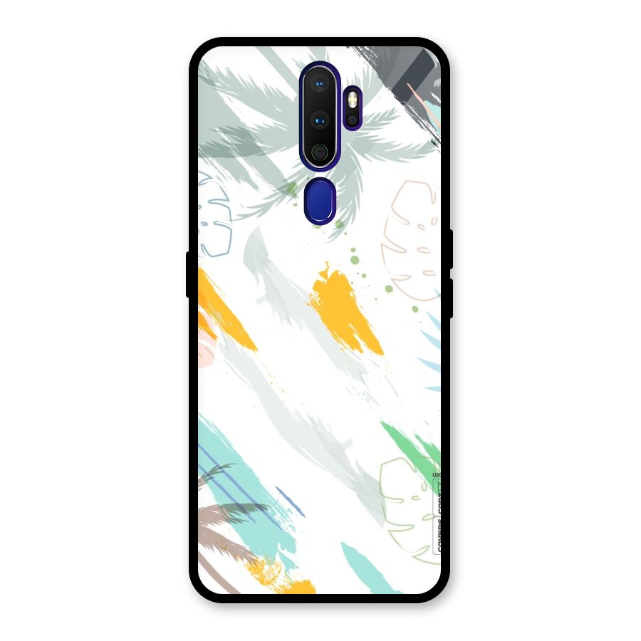 Fresh Colors Splash Glass Back Case for Oppo A9 (2020)