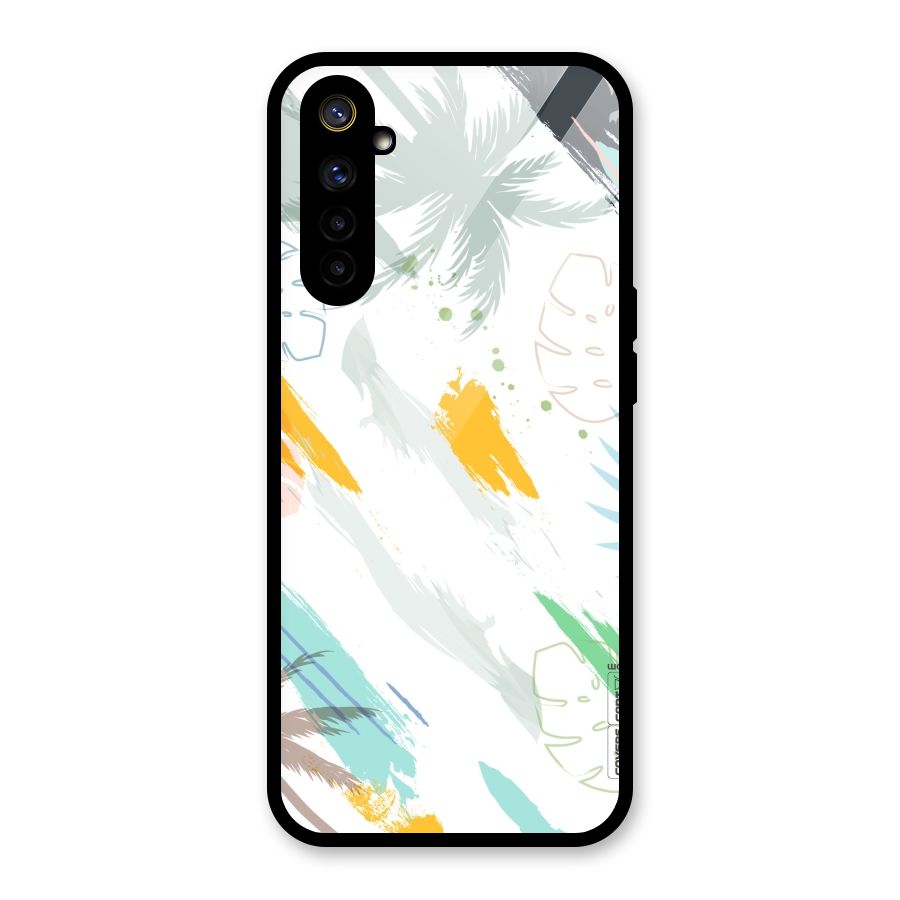 Fresh Colors Splash Glass Back Case for Realme 6