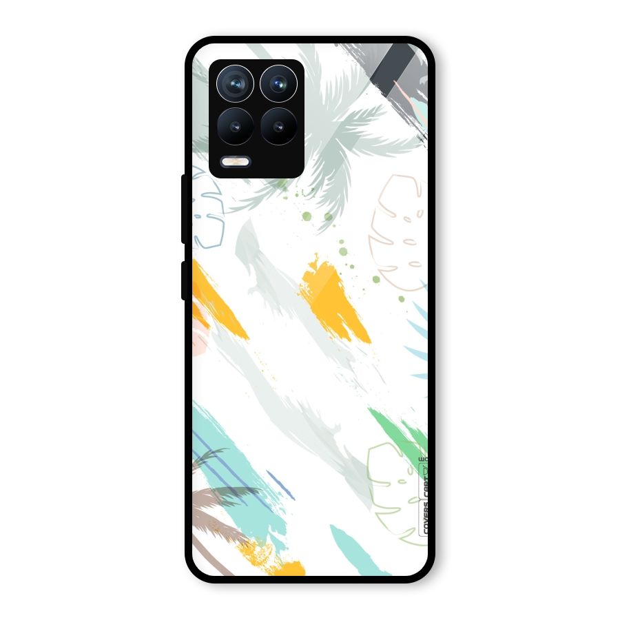 Fresh Colors Splash Glass Back Case for Realme 8