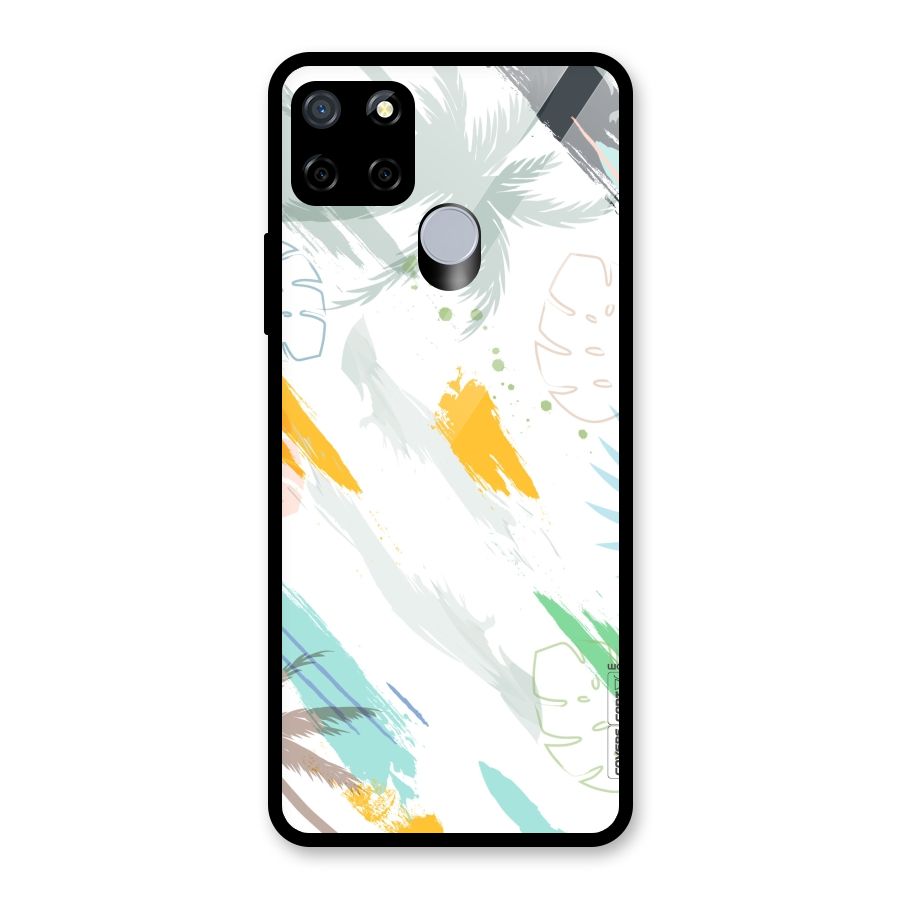 Fresh Colors Splash Glass Back Case for Realme C12