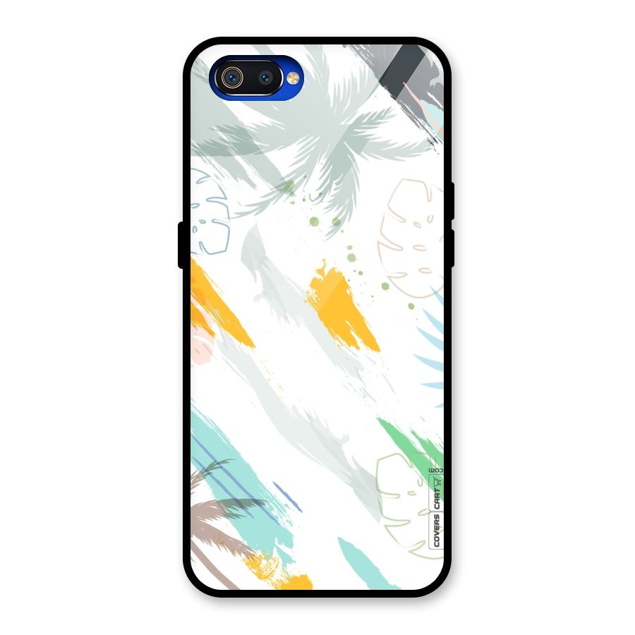 Fresh Colors Splash Glass Back Case for Realme C2
