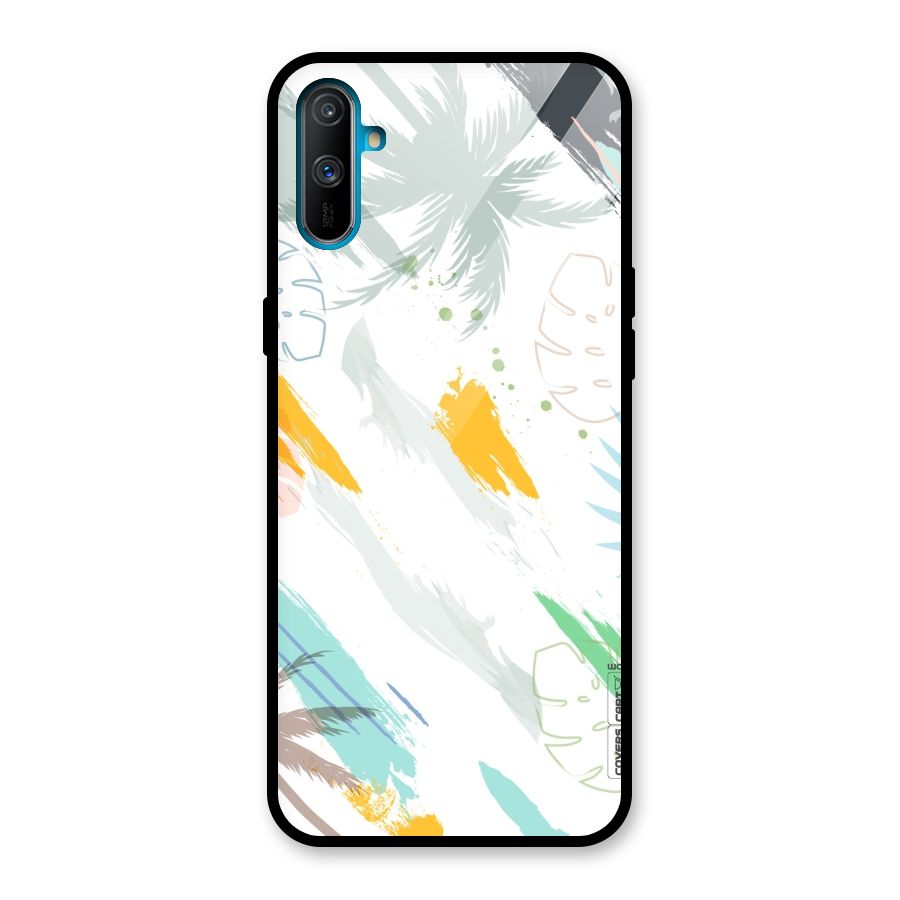 Fresh Colors Splash Glass Back Case for Realme C3