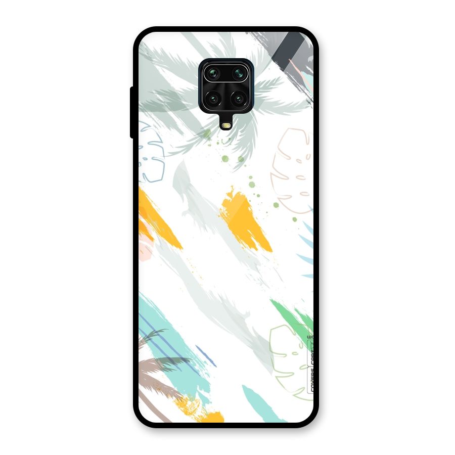 Fresh Colors Splash Glass Back Case for Redmi Note 10 Lite