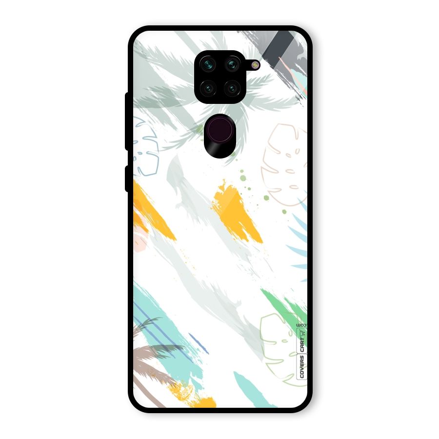 Fresh Colors Splash Glass Back Case for Redmi Note 9