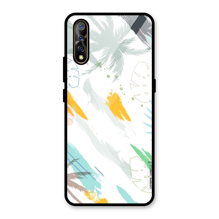 Fresh Colors Splash Glass Back Case for Vivo S1