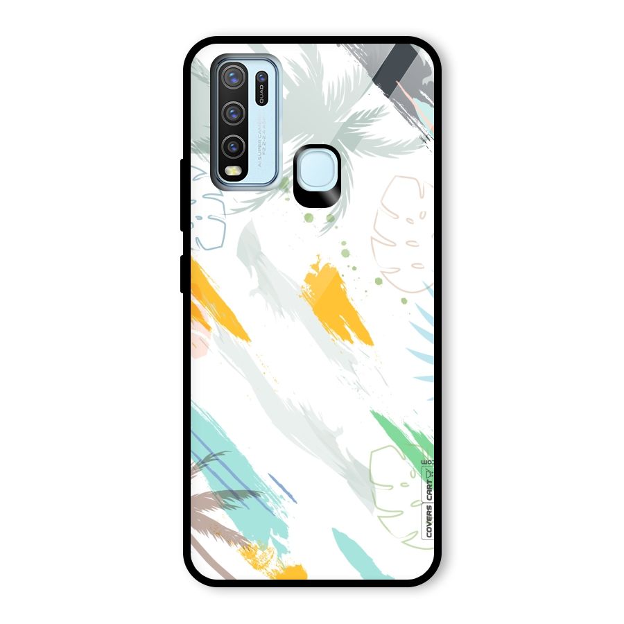 Fresh Colors Splash Glass Back Case for Vivo Y50