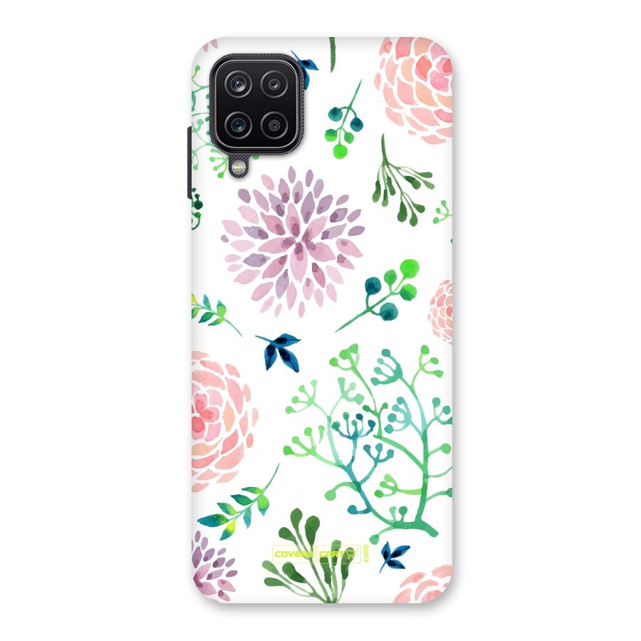 Fresh Floral Back Case for Galaxy A12