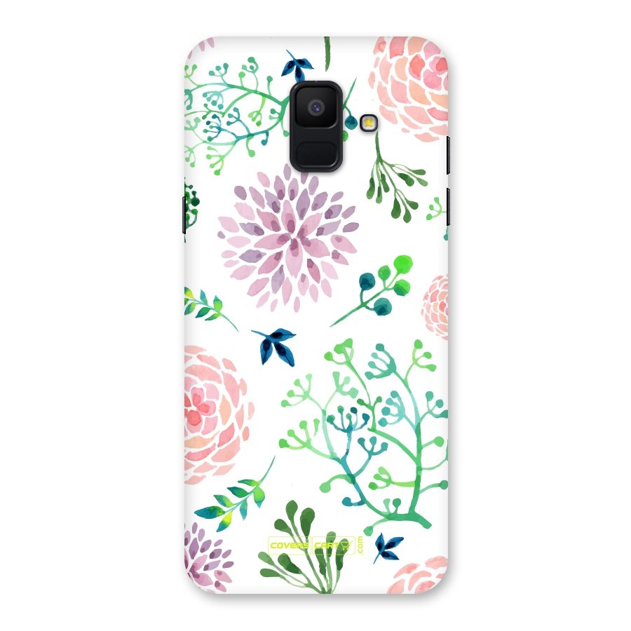 Fresh Floral Back Case for Galaxy A6 (2018)