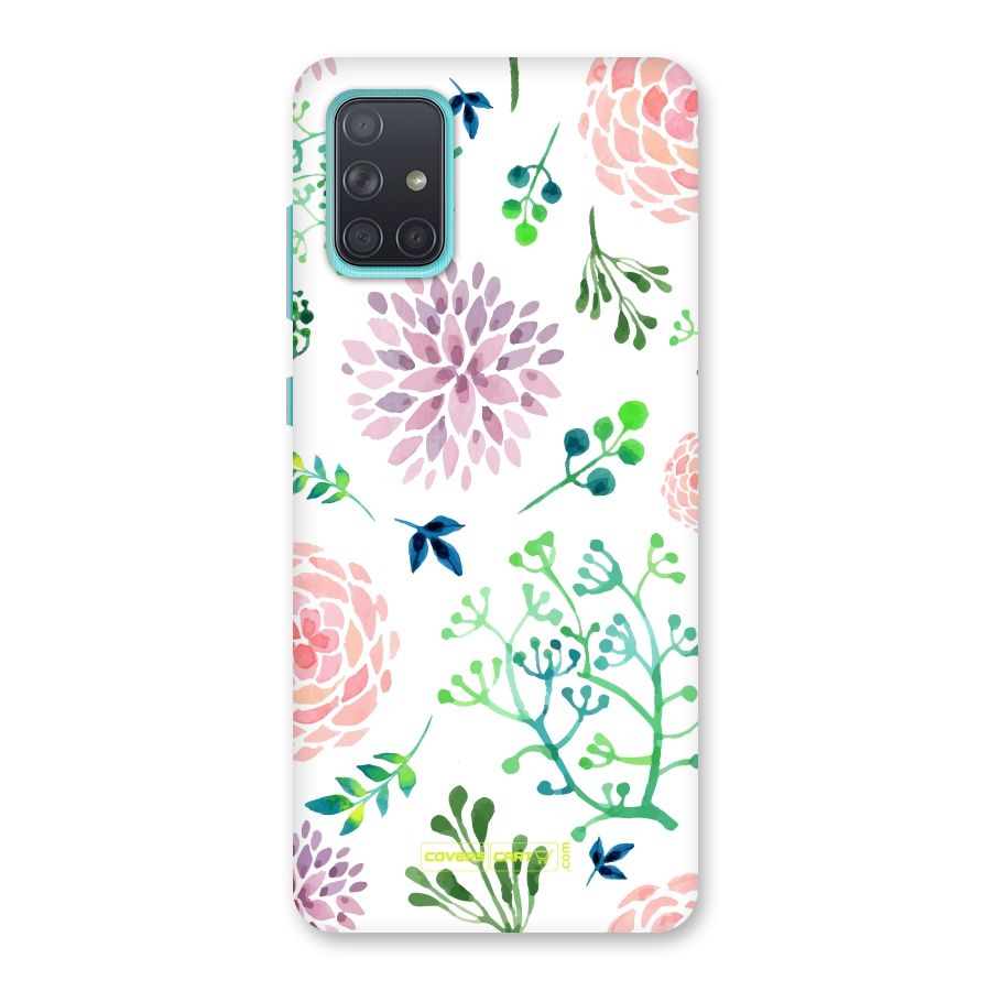 Fresh Floral Back Case for Galaxy A71