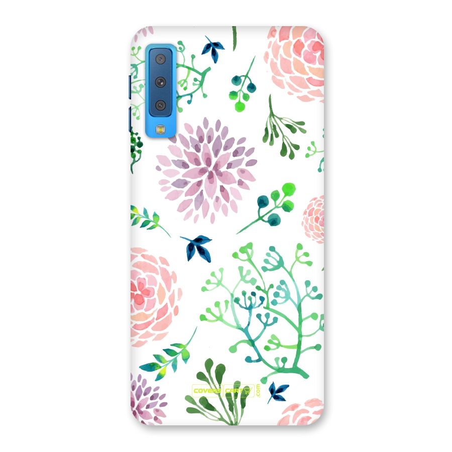 Fresh Floral Back Case for Galaxy A7 (2018)