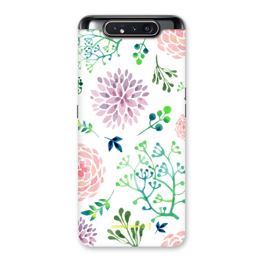 Fresh Floral Back Case for Galaxy A80
