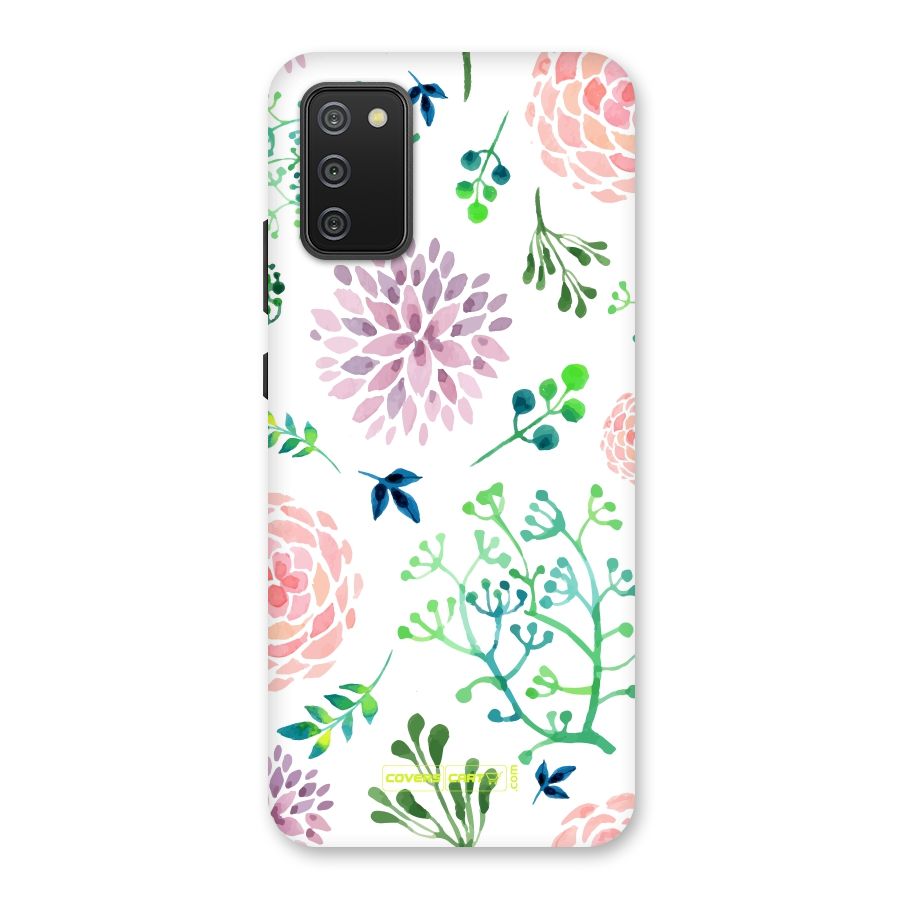 Fresh Floral Back Case for Galaxy M02s