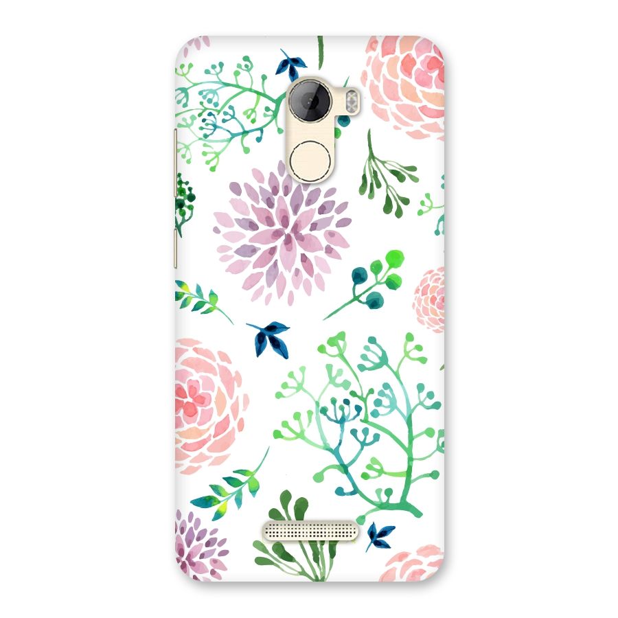 Fresh Floral Back Case for Gionee A1 LIte