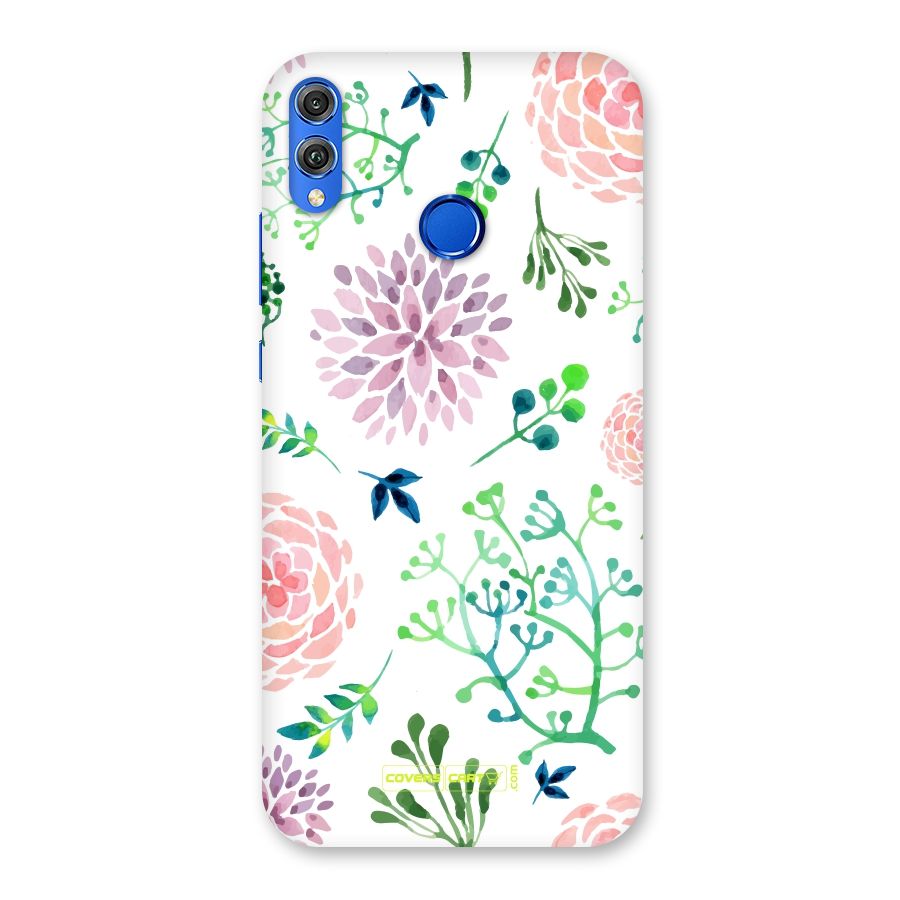 Fresh Floral Back Case for Honor 8X