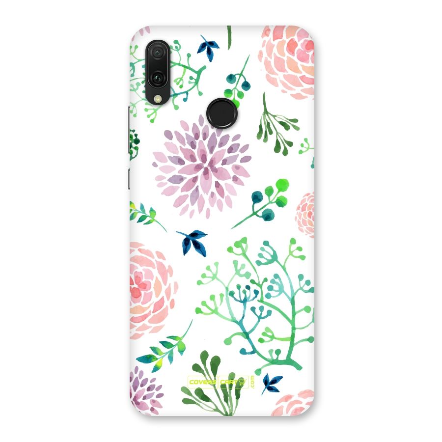 Fresh Floral Back Case for Huawei Y9 (2019)