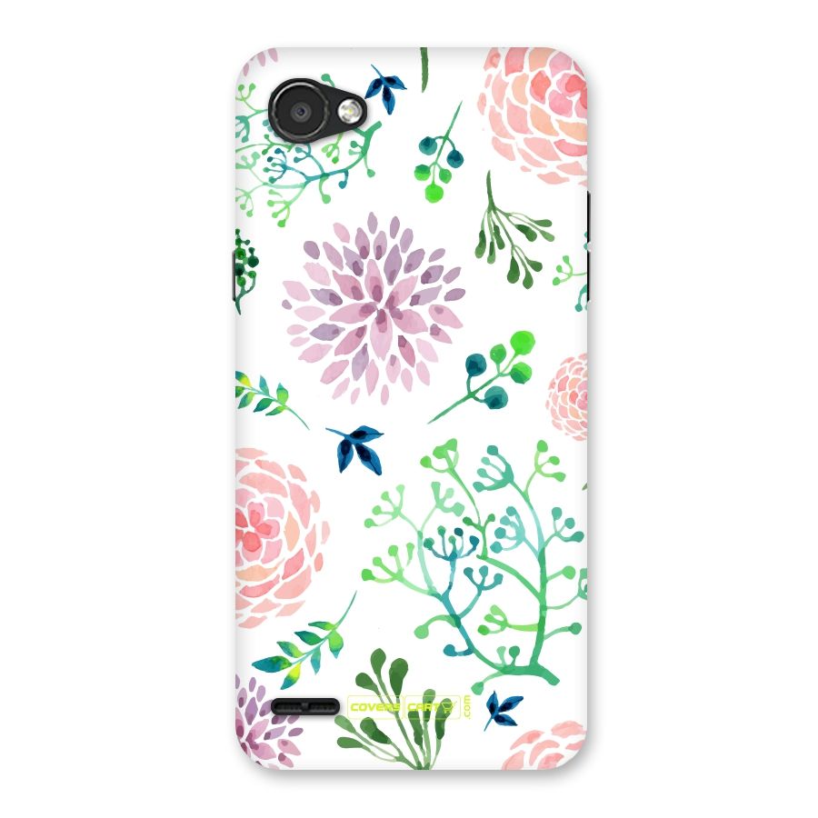 Fresh Floral Back Case for LG Q6