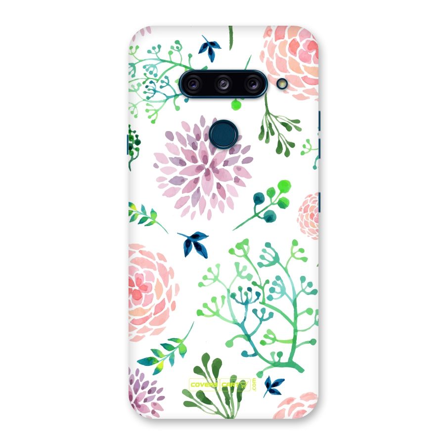 Fresh Floral Back Case for LG  V40 ThinQ