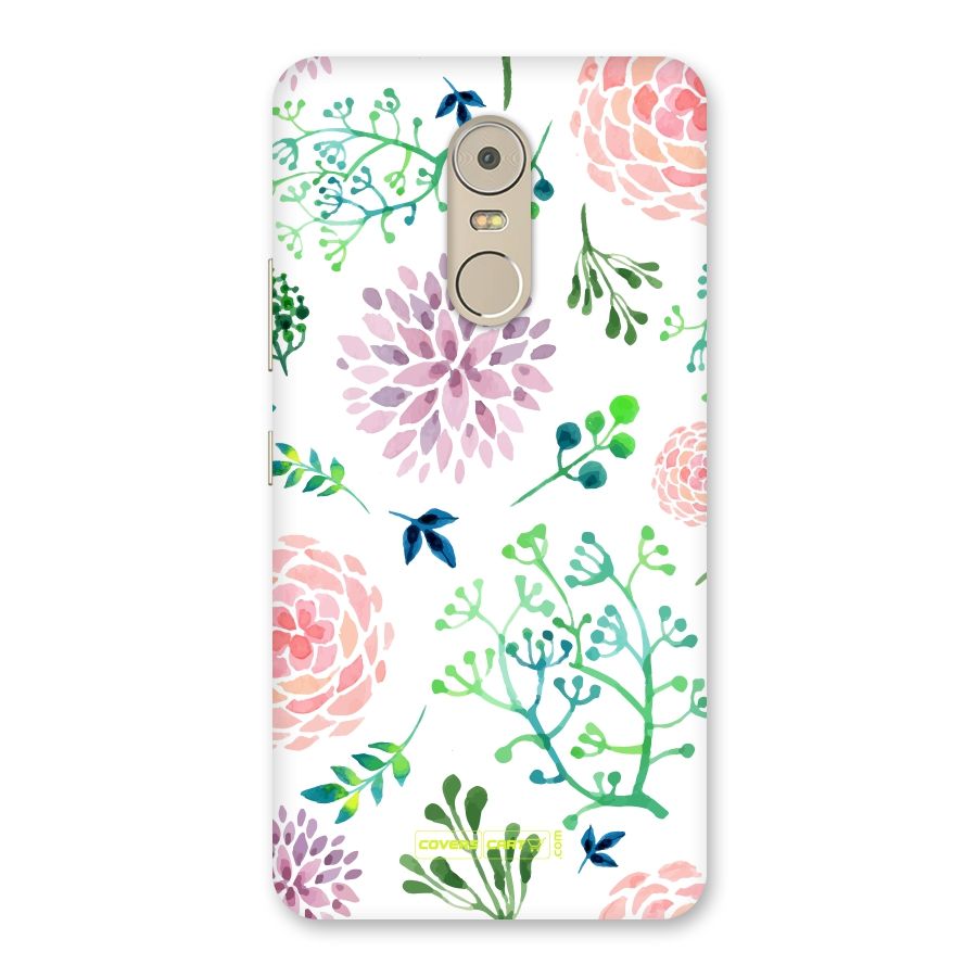 Fresh Floral Back Case for Lenovo K6 Note