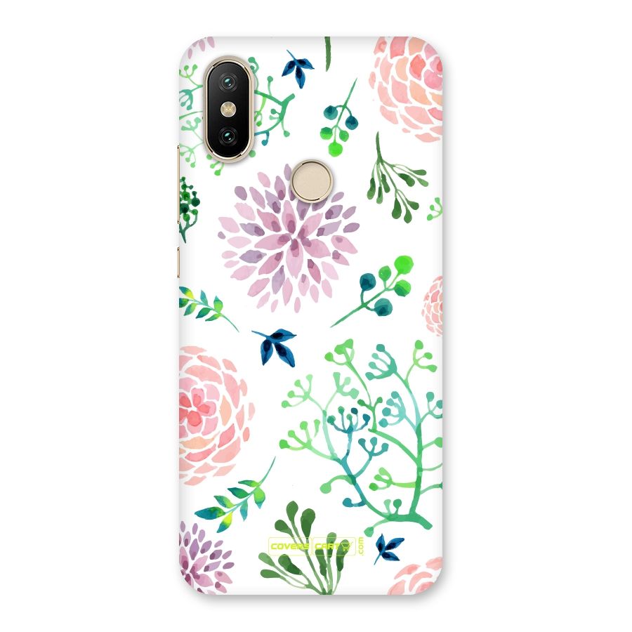 Fresh Floral Back Case for Mi A2