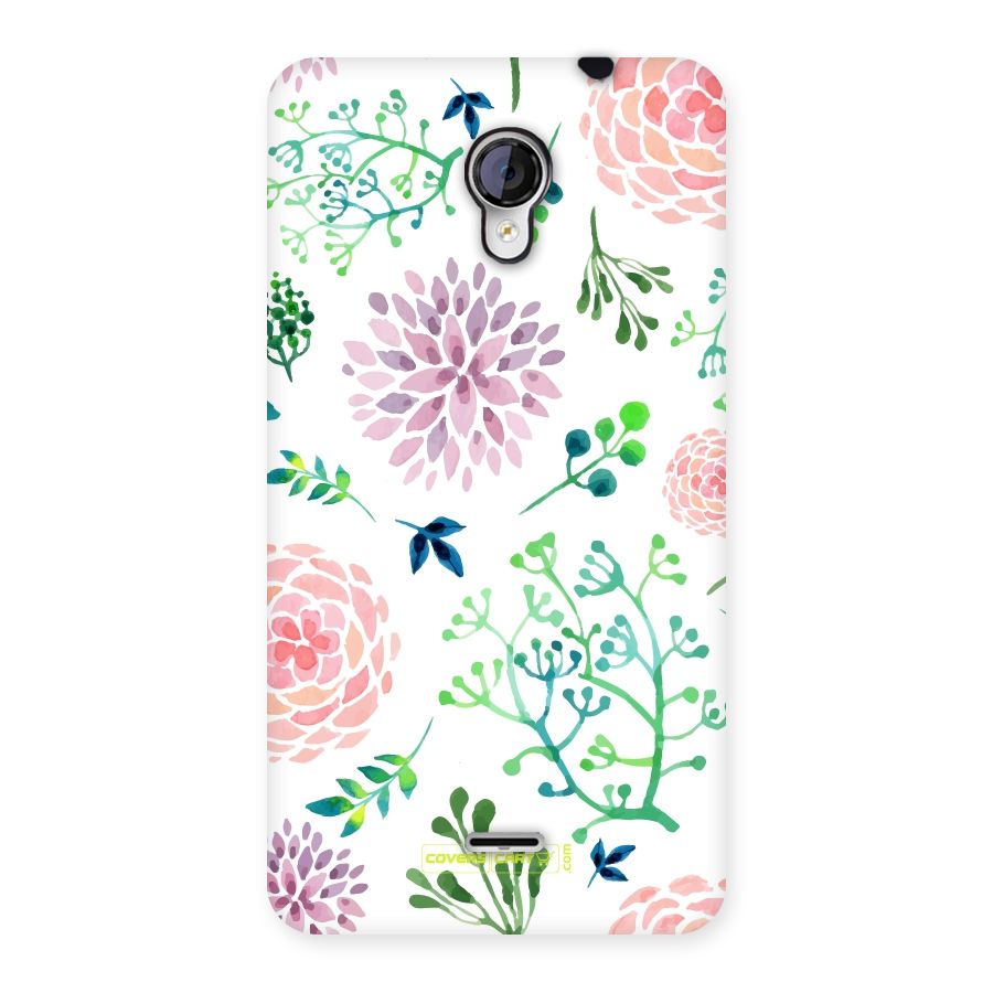 Fresh Floral Back Case for Micromax Unite 2 A106
