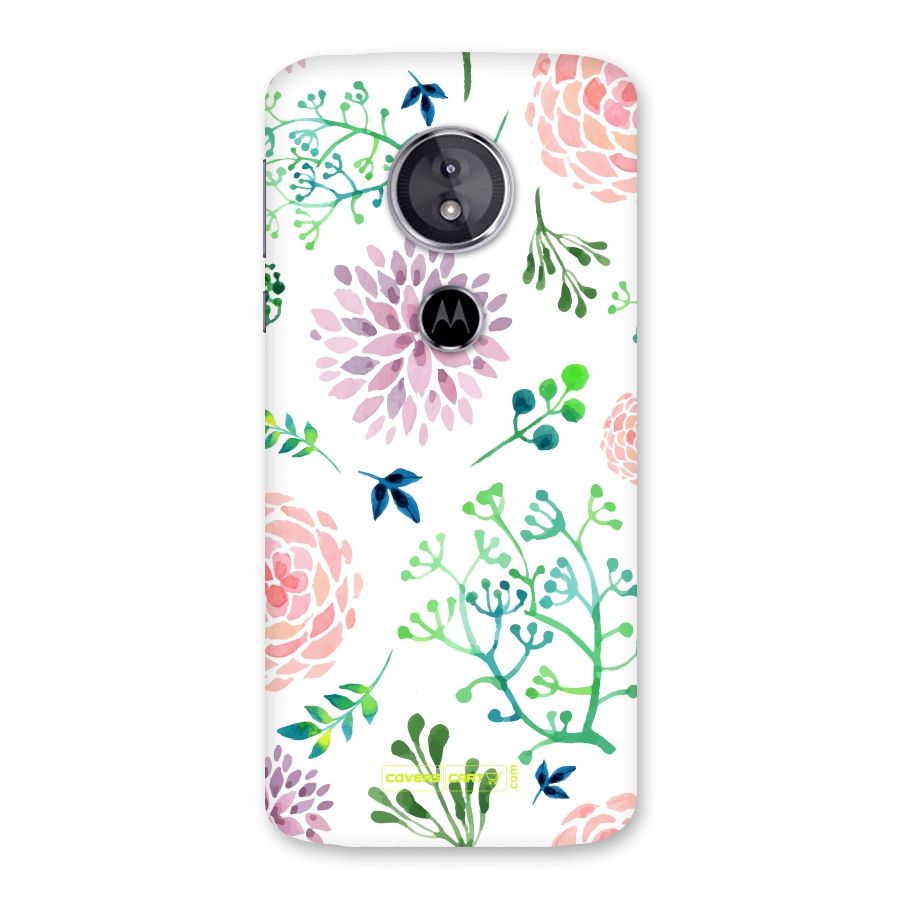 Fresh Floral Back Case for Moto E5
