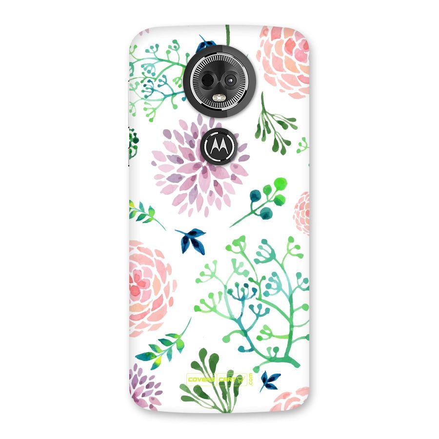 Fresh Floral Back Case for Moto E5 Plus