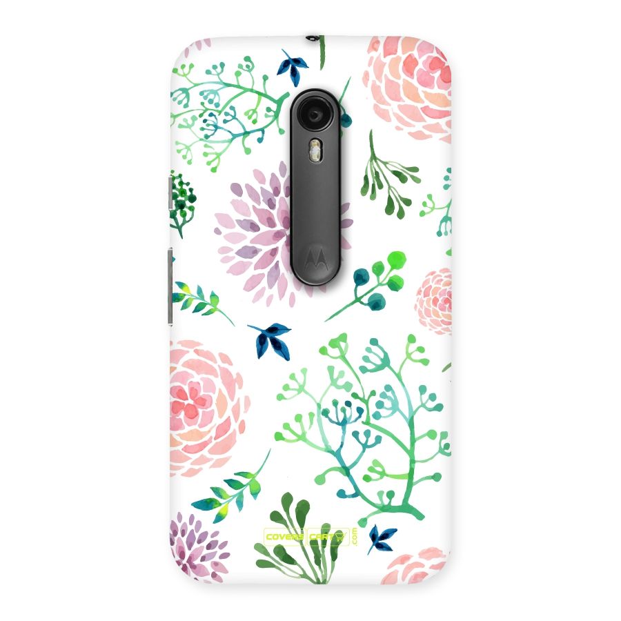 Fresh Floral Back Case for Moto G Turbo