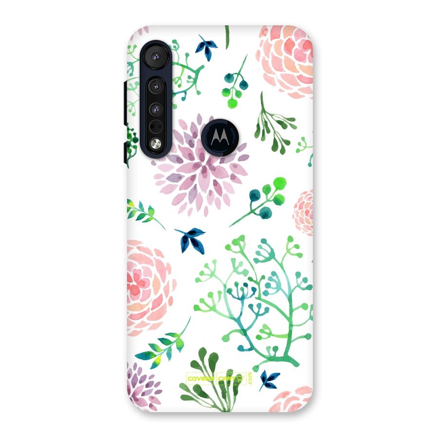Fresh Floral Back Case for Motorola One Macro
