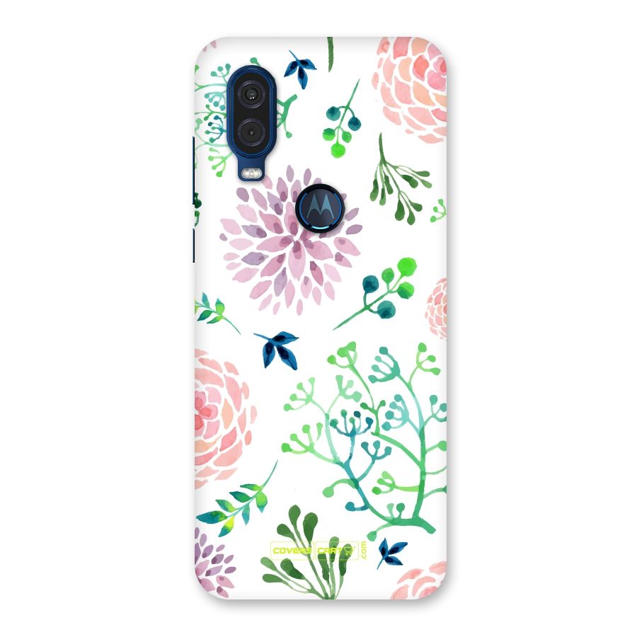 Fresh Floral Back Case for Motorola One Vision