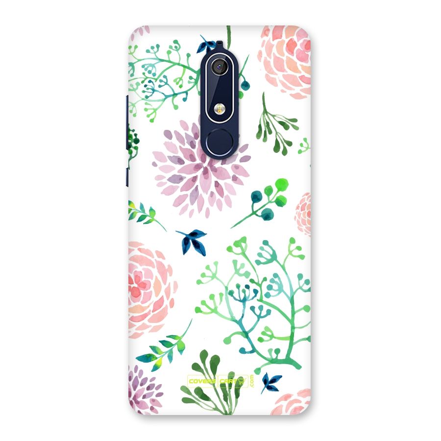Fresh Floral Back Case for Nokia 5.1