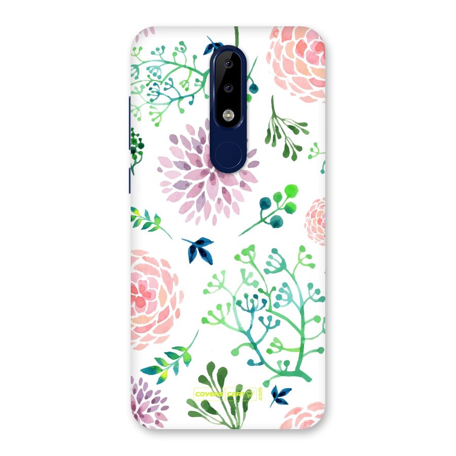 Fresh Floral Back Case for Nokia 5.1 Plus