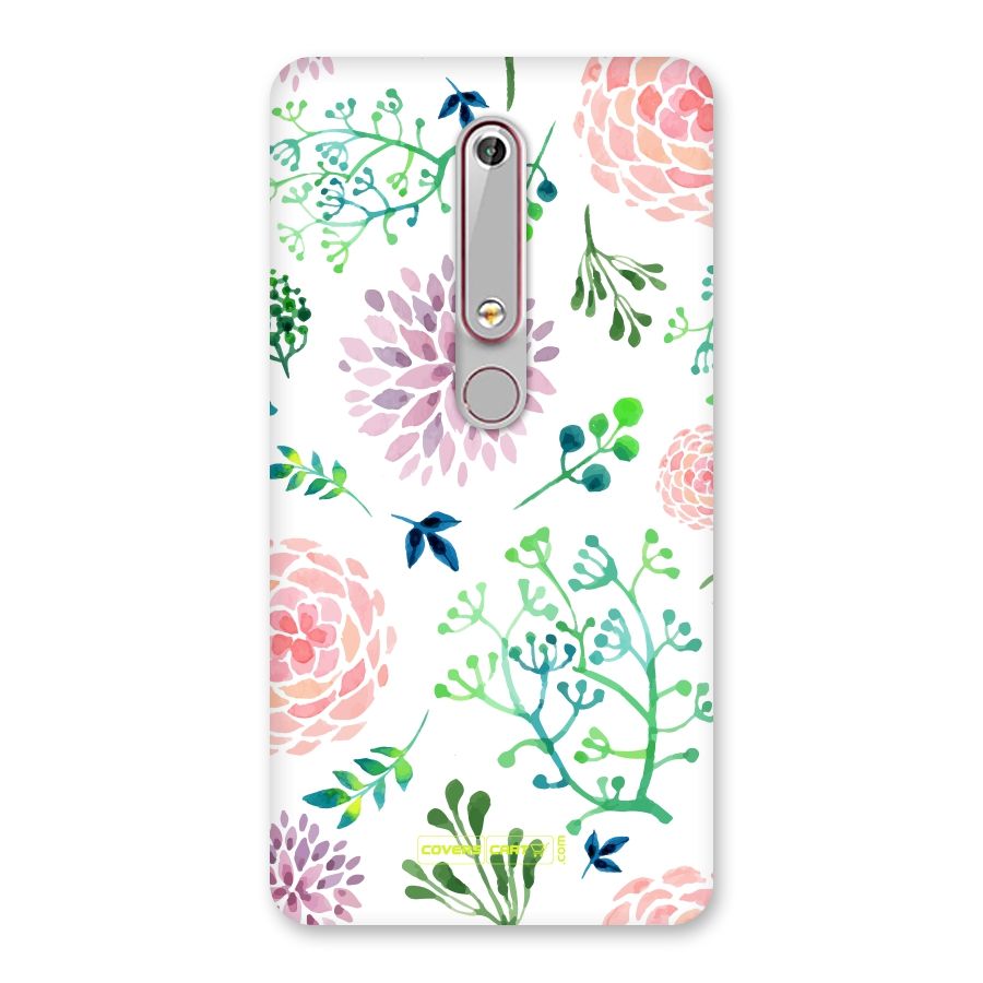 Fresh Floral Back Case for Nokia 6.1